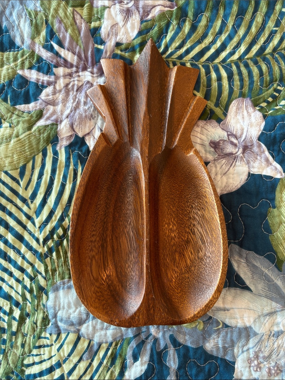 Vintage Double-sided Monkey Pod Bowl